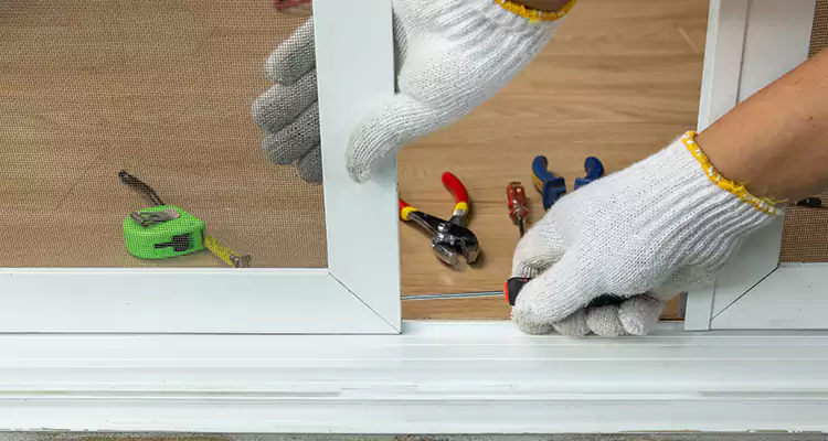 Sliding Glass Door Off Rails Repair in Gainesville, FL